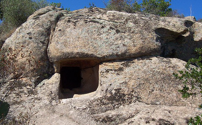 Tombs in Sardinia were called "Domus de Janas", or "House of witches" Tombs in Sardinia were called "Domus de Janas", or "House of witches"