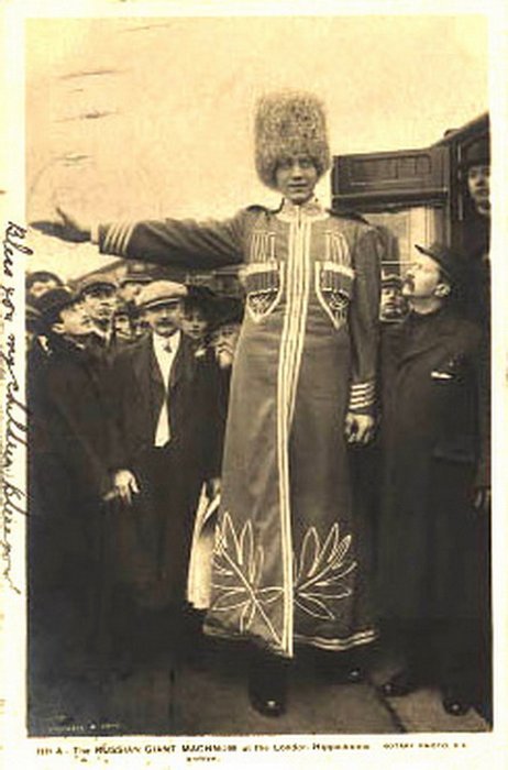 The tallest man on earth lived in the Russian Empire