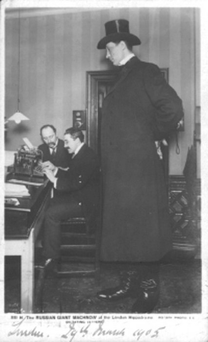 The tallest man on earth lived in the Russian Empire