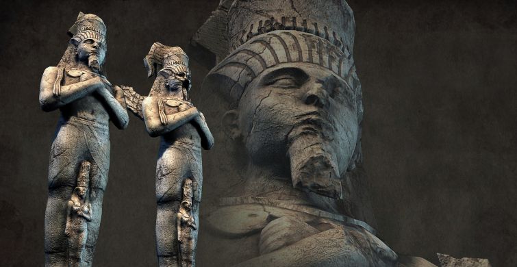 Secrets of the ancient Egyptian statues - whom did the Egyptians depict in the stone of gods or people? 1