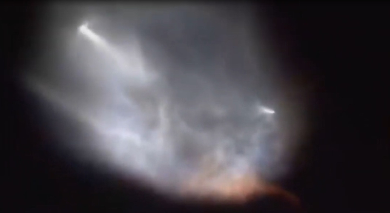 In China, three UFOs attacked a "rocket" and it exploded with incredible effects (VIDEO) 7