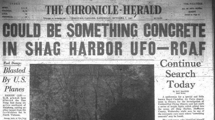 "Canadian Roswell": Jacques-Yves Cousteau family investigating a UFO crash near Shag Harbor 27