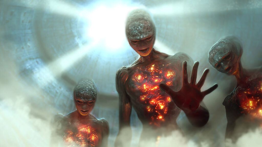 Indians and aliens - "I was told that there are four aggressive species in the universe, and humans are one of them." 86