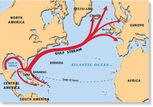Unusual oceanic anomaly discovered in the Gulf Stream is a sign of global climate change and New Ice Age Apocalypse? 7