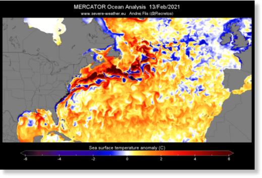 Unusual oceanic anomaly discovered in the Gulf Stream is a sign of global climate change and New Ice Age Apocalypse? 8