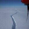 What is going on with the giant, hundred-kilometer crack in the Antarctica glacier? 100