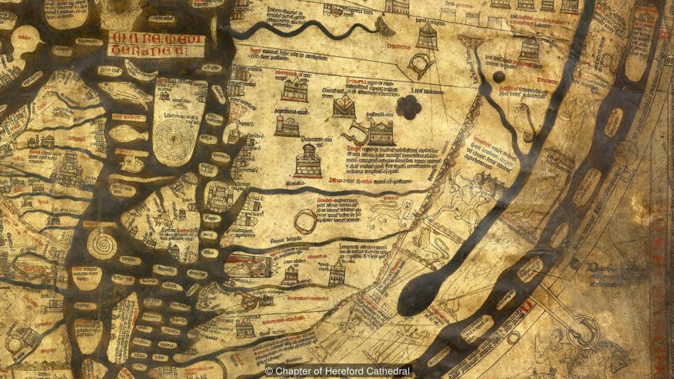 The Road to Paradise and other intricacies: Hidden Mysteries of the oldest medieval map in the world 1