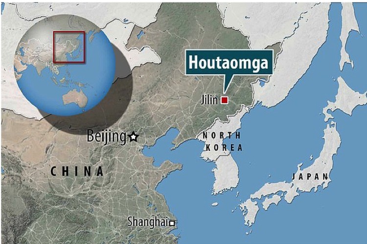 Abnormal skulls found in Jilin province.