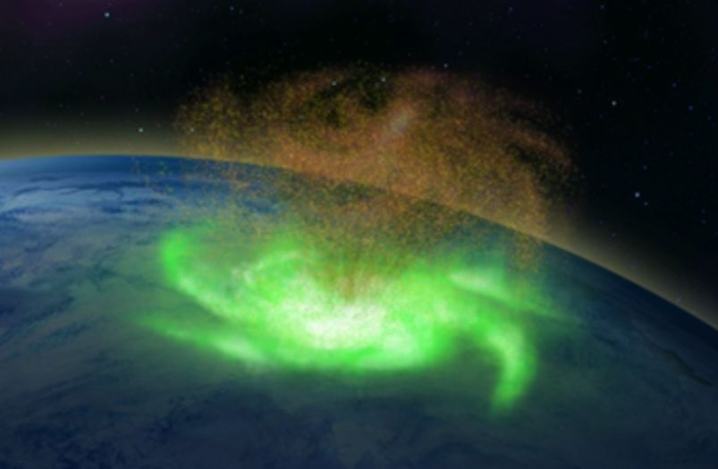 For the first time in history, a space hurricane over the North Pole was observed by scientists 5