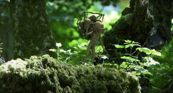 Fairy Hunter captures tiny green men in the forest 16