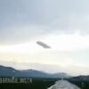 A giant UFO was captured above a village in the Altai republic, Russia 42