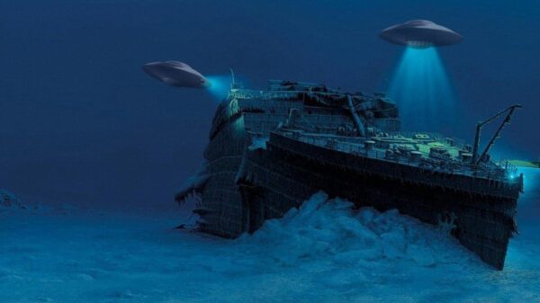 A scientist put forward the version that the "Titanic" was sunk by aliens 14