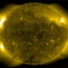 Two 'alien ships' are recorded on both sides of the sun 32