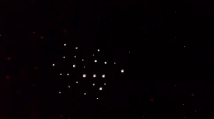 Alien strike fleet? A group of unidentified objects was filmed near the ISS 1