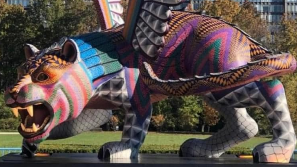 An ominous sign: A strange new statue of the "beast" from the Apocalypse was installed by the UN 1