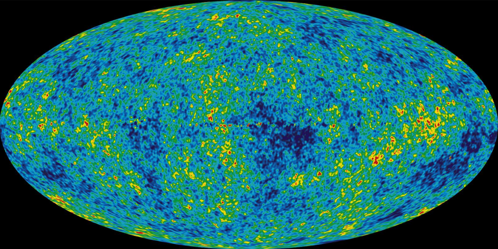 Background radiation map
