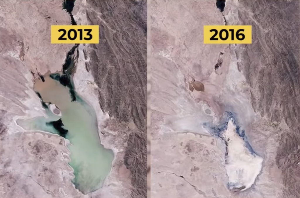 The Earth Breathes In And Out.  Why is water disappearing all over the planet?