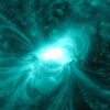 NASA: On April 20, a unique M1-class flare occurred on the Sun 13
