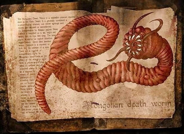 Mesmo nos tempos antigos, lendas foram feitas sobre os vermes da morte da Mongólia.