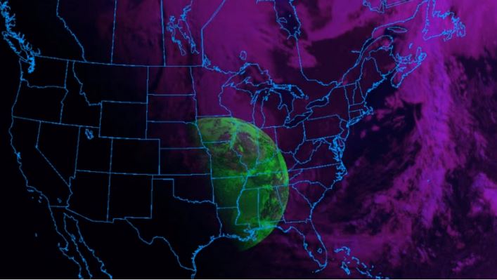 Death Star has been spotted over Texas on a weather satellite service. Nibiru, Blue Beam project or something else? 1