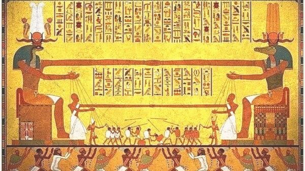 Masters of our planet: secret world government proceedings as depicted in an Ancient Egyptian fresco 13