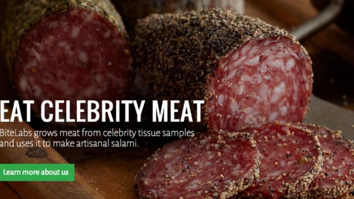 Sie machen Salami aus dem Fleisch verstorbener Prominenter und werben damit. Wird der Kannibalismus der Toten als Lösung für die Ernährungskrise aktiv gefördert? 1 Sie machen Salami aus dem Fleisch verstorbener Prominenter und werben damit. Wird der Kannibalismus der Toten als Lösung für die Ernährungskrise aktiv gefördert? 1