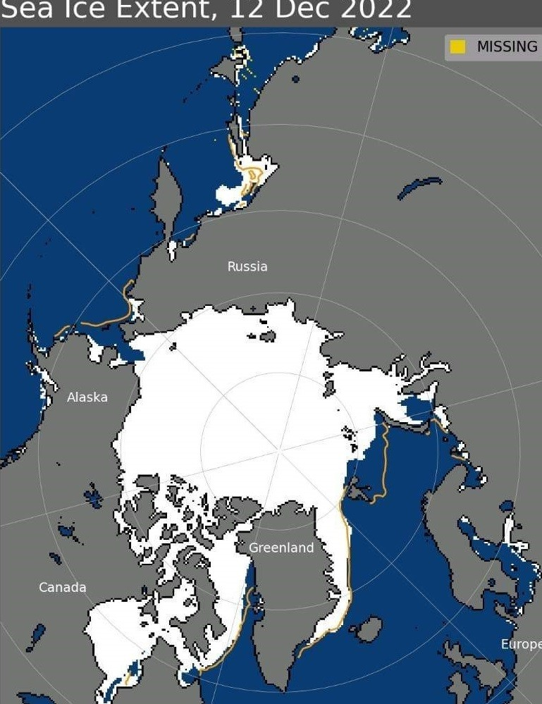 Polar ice caps stopped melting? Arctic sea ice continues to increase with an unusual distribution in parts of Antarctica 2