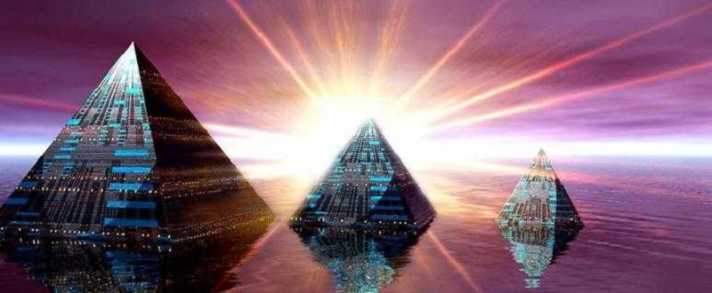Warum senden Weltpyramiden Photonenstrahlen strahlender Energie in Richtung einer mysteriösen kosmischen Wolke? 1