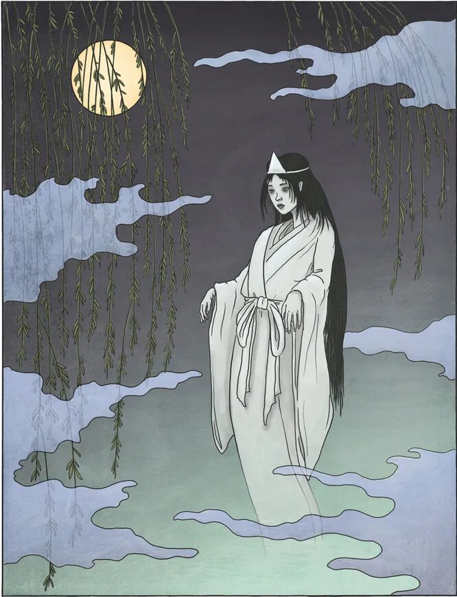 Cheonyeo gwishin (처녀귀신) - the ghost of a girl who did not have time to get married.