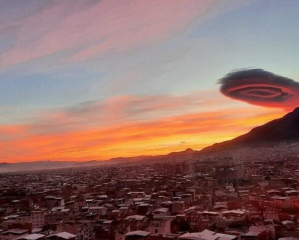 The mysterious cloud that had appeared in Turkey a few days before the earthquake has now emerged in Argentina 2
