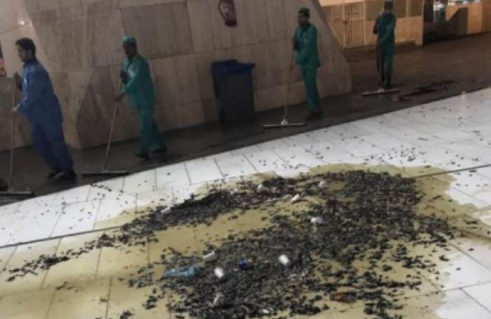 Invasão apocalíptica de insetos em santuário muçulmano durante o Ramadã chocou os crentes assim como aconteceu antes da pandemia 1