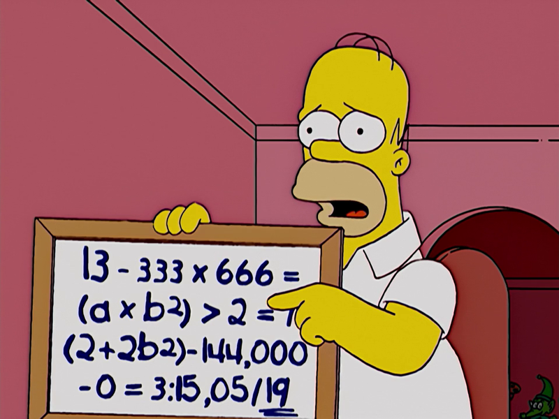 Did the Simpsons predict the biggest calamity in the history of mankind taking place on May 18th? 1