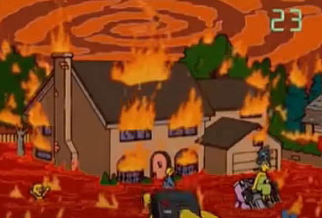 Did the Simpsons predict the biggest calamity in the history of mankind taking place on May 18th? 5