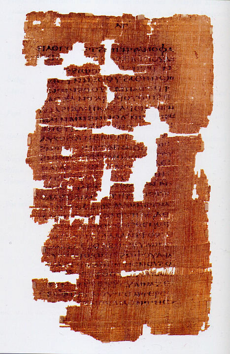 The Codex Chakos is an ancient Egyptian papyrus in Coptic containing early Christian Gnostic texts dating from around the 3rd century AD.  The codex was found in the Egyptian city of El Minya in the 1970s, was kept by different owners and passed from hand to hand.  The owners of the manuscript had no experience with such artifacts.  So, one of the owners kept the papyrus in a bank deposit box, the other froze the artifact, which led to damage to the document and scattering of some fragments into dust.  Pages 1-9 - "Epistle of Peter to Philip";  pages 10-30 - "James", or "The First Apocalypse from James";  pages 33-58 - "The Gospel of Judas";  pages 59-66 - a fragment from the "Book of Allogenes (Foreigner)".