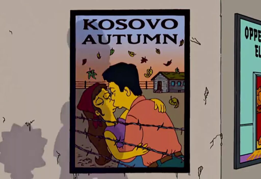 The 2005 episode of The Simpsons predicted Oppenheimer and Serbia's war on Kosovo in 2023 1