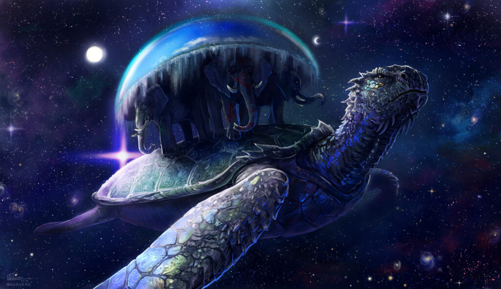 Ancient myths depicting the world order with elephants and turtles might hold more profound significance than commonly perceived 1