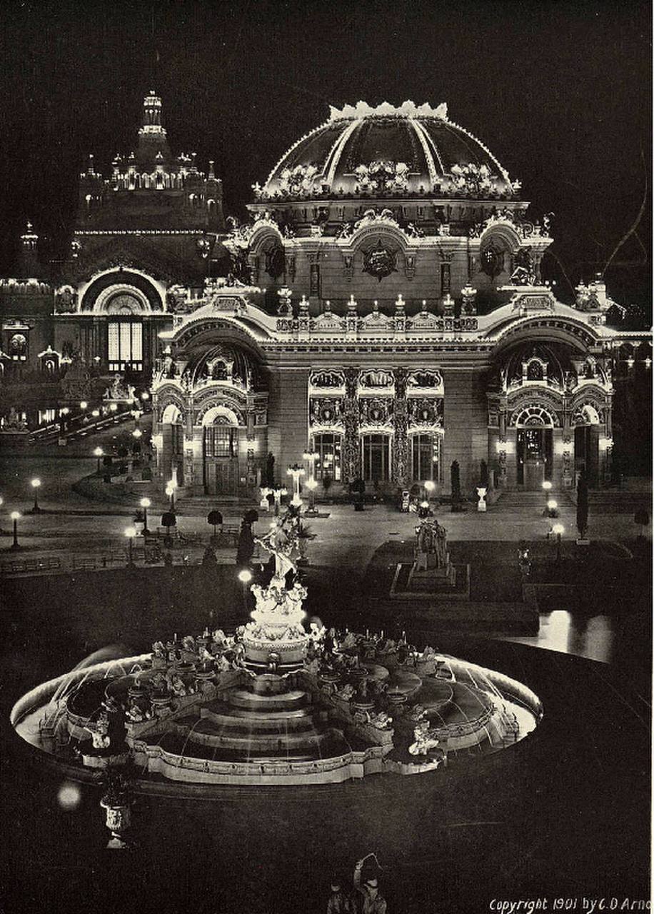 Illumination of New York City in 1901: Grand displays of light, even before the widespread use of electricity 5