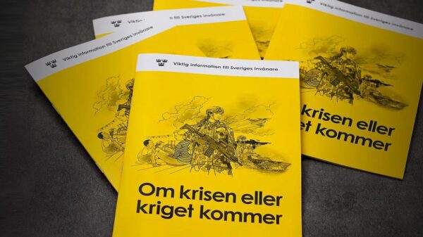 Leaflets containing survival instructions titled "If Crisis or War Comes" have begun distribution in Sweden, Finland, and Norway 11