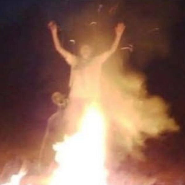 Haunting Snapshot: The Ghostly Figure That Chilled a Night by the Fire 2