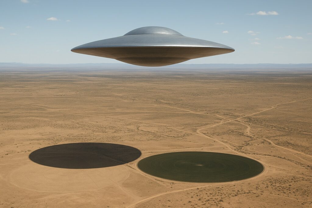 Internet Erupts Over Viral Image of Alleged 1000-Foot UFO Near Four Corners—Debunked or Hidden Truth? 1